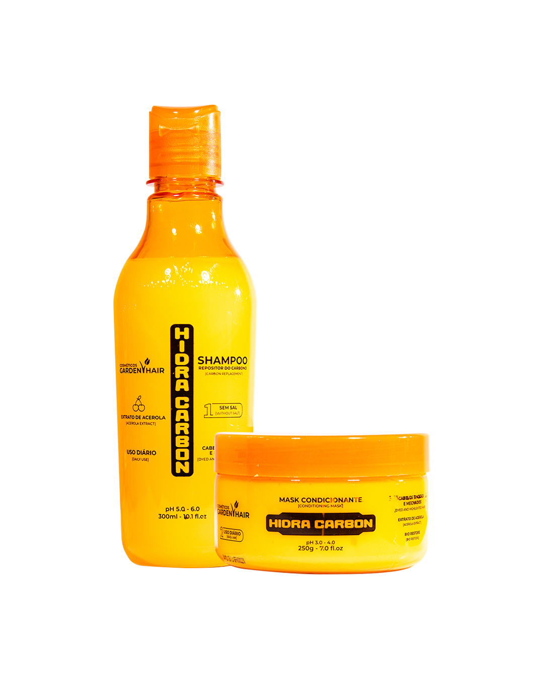 Shampoo e Mask Hidra Carbon
