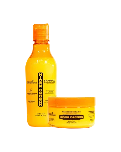 Shampoo e Mask Hidra Carbon — Garden Hair em São Carlos